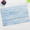 Schreibtischunterlage für Kinder und Erwachsene Blaue Holzbretter im Vintage-Look, aus hochwertigem Vinyl , 60 x 40 cm*Cover-your-desk Outlet
