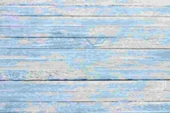 Schreibtischunterlage für Kinder und Erwachsene Blaue Holzbretter im Vintage-Look, aus hochwertigem Vinyl , 60 x 40 cm*Cover-your-desk Outlet