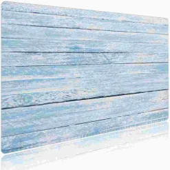 Schreibtischunterlage für Kinder und Erwachsene Blaue Holzbretter im Vintage-Look, aus hochwertigem Vinyl , 60 x 40 cm*Cover-your-desk Outlet