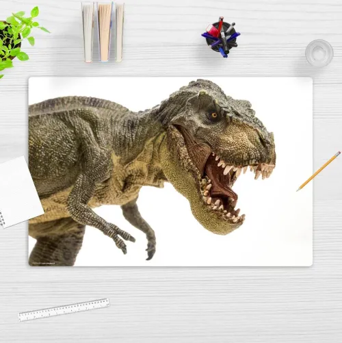 Schreibtischunterlage für Kinder und Erwachsene Dinosaurier Tyrannosaurus Rex, aus hochwertigem Vinyl , 60 x 40 cm*Cover-your-desk Discount
