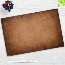 Cover-your-desk Schreibtischunterlagen*Schreibtischunterlage für Kinder und Erwachsene Leder Optik braun, aus hochwertigem Vinyl , 60 x 40 cm