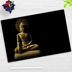 Schreibtischunterlage für Kinder und Erwachsene Buddha, aus hochwertigem Vinyl , 60 x 40 cm*Cover-your-desk Best