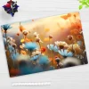 Cover-your-desk Schreibtischunterlagen*Schreibtischunterlage für Kinder und Erwachsene Wildblumen im Abendlicht, aus hochwertigem Vinyl, 60 x 40 cm