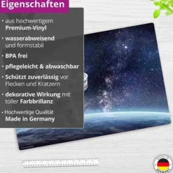 Cover-your-desk Schreibtischunterlagen*Schreibtischunterlage für Kinder und Erwachsene Astronaut im Weltall, aus hochwertigem Vinyl , 60 x 40 cm