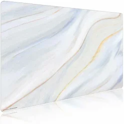 Cover-your-desk Schreibtischunterlagen*Schreibtischunterlage für Kinder und Erwachsene Cremefarbener Marmor, aus hochwertigem Vinyl , 60 x 40 cm