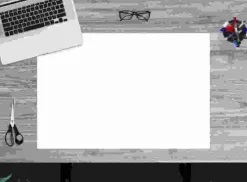 Schreibtischunterlage für Kinder und Erwachsene Schreibtischunterlage Weiß, aus hochwertigem Vinyl , 60 x 40 cm*Cover-your-desk Hot