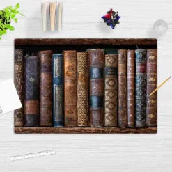 Cover-your-desk Schreibtischunterlagen*Schreibtischunterlage für Kinder und Erwachsene Antike Bücher, aus hochwertigem Vinyl, 60 x 40 cm