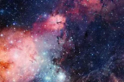 Cover-your-desk Schreibtischunterlagen-Schreibtischunterlage für Kinder und Erwachsene Entfernte Galaxie, aus hochwertigem Vinyl , 60 x 40 cm