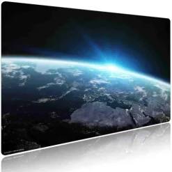 Cover-your-desk Schreibtischunterlagen*Schreibtischunterlage für Kinder und Erwachsene Erdkugel bei Nacht, aus hochwertigem Vinyl , 60 x 40 cm
