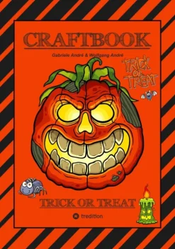 tredition Bilderbücher*CRAFTBOOK - 100 SEITEN GESPENSTISCHES HALLOWEEN - GEISTERSPIEL - RÄTSEL - GRUSELIGE MOTIVE - DIA DE MUERTOS
