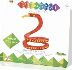 CreativaMente Bastelpapier & Origami*Creagami - Origami 3D Schlange, 271 Teile