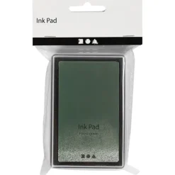 Stempelkissen, H 2 cm, Größe 9x6 cm, Lindgrün, 1 Stk*Creativ Company