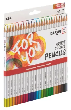 Darwi For You, Schachtel mit 24 Künstlerfarbstiften Standard*Quo Vadis Best