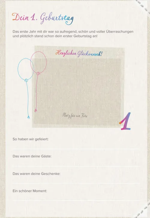 Wartberg Verlag Geburtstag|Geburt & Taufe-Das bist Du! Deine ersten 18 Jahre