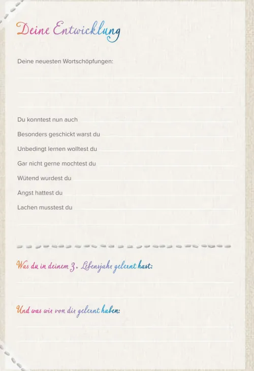 Wartberg Verlag Geburtstag|Geburt & Taufe-Das bist Du! Deine ersten 18 Jahre