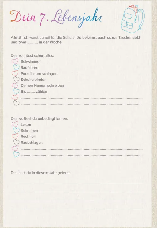 Wartberg Verlag Geburtstag|Geburt & Taufe-Das bist Du! Deine ersten 18 Jahre