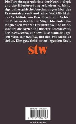 Suhrkamp Verlag Biologie*Das Gehirn und seine Wirklichkeit