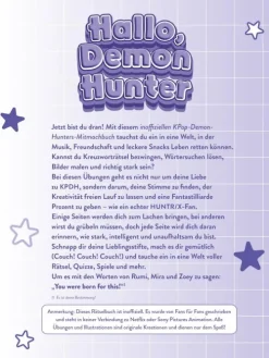 Kinder Carlsen Verlag GmbH Kinder- & Jugendbücher-Das inoffizielle K-POP DEMON HUNTERS Activity Buch