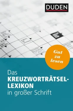Bibliograph. Instit. GmbH Lexika & Sprachen-Das Kreuzworträtsel-Lexikon in großer Schrift