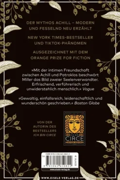 Julia Eisele Verlag GmbH Lgbtqia+|Historische Romane*Das Lied des Achill