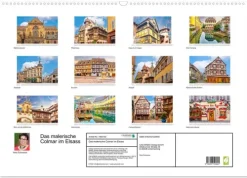 Das malerische Colmar im Elsass (Wandkalender 2026 DIN A2 quer), Monatskalender*Calvendo Clearance
