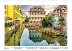 Das malerische Colmar im Elsass (Wandkalender 2026 DIN A2 quer), Monatskalender*Calvendo Clearance
