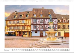 Das malerische Colmar im Elsass (Wandkalender 2026 DIN A2 quer), Monatskalender*Calvendo Clearance