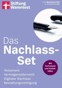 Das Nachlass-Set - die wichtigsten Fragen zum Thema Nachlass einfach erklärt, mit Steuerspartipps, Formularen und Ausfüllhilfen*Stiftung Warentest Online