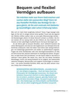 Das Pantoffel-Portfolio*Stiftung Warentest