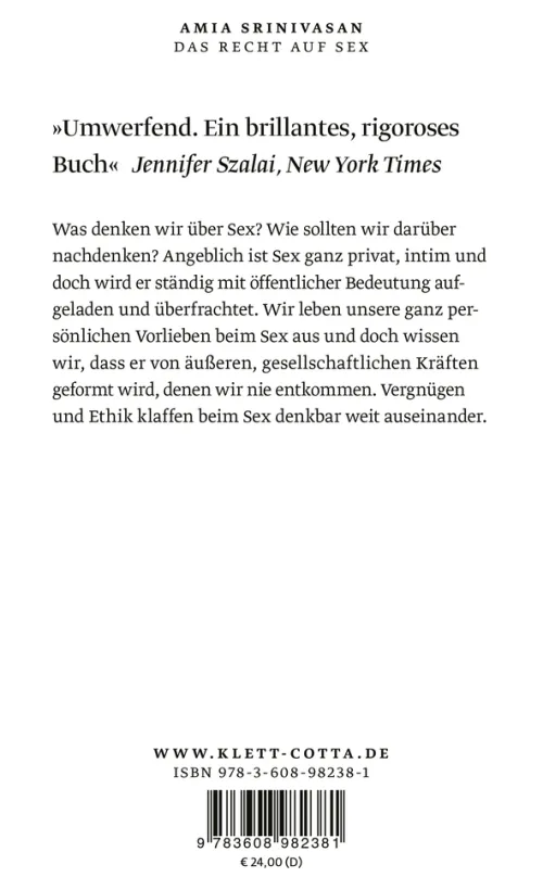 Klett-Cotta Verlag Soziologie*Das Recht auf Sex