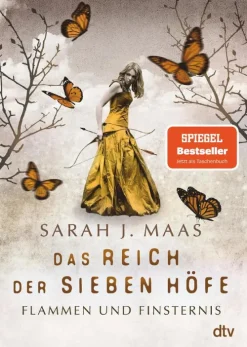 Kinder dtv Verlagsgesellschaft Kinder- & Jugendbücher|Liebesromane-Das Reich der Sieben Höfe - Flammen und Finsternis