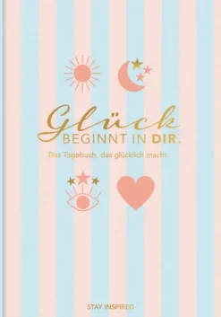 NOVA MD Glück & Wünsche*Das Tagebuch das glücklich macht (Special Edition): 6 Minuten am Tag für mehr Glück, Positivität, Dankbarkeit und Erfolg. Dankbarkeitstagebuch zum Ausfüllen für jeden Tag. 6 Minuten Tagebuch für mehr Achtsamkeit. 12 Wochen Tagebuch in rosa/blau