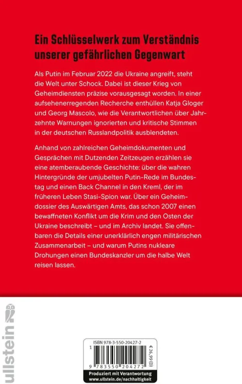 Ullstein Politik|Sachbücher*Das Versagen