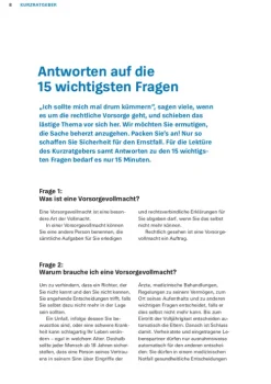 Das Vorsorge-Set*Stiftung Warentest Best