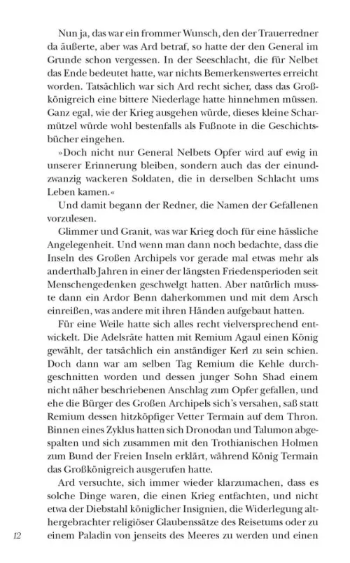 Panini Verlags GmbH Historische Fantasy*Das zerbrochene Reich des Ardor Benn