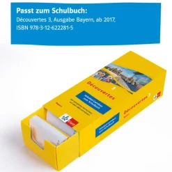 Klett Lerntraining Abi Trainer·Fremdsprachen-Découvertes 3 Bayern (ab 2017) - Vokabel-Lernbox zum Schulbuch 3. Lernjahr