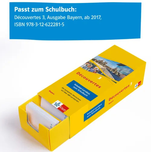 Klett Lerntraining Abi Trainer·Fremdsprachen-Découvertes 3 Bayern (ab 2017) - Vokabel-Lernbox zum Schulbuch 3. Lernjahr