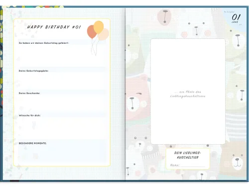 PAPERISH Verlag Geburt & Taufe-Dein Leben in einem Buch