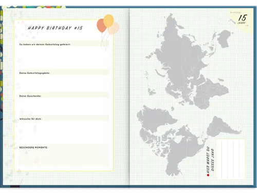 PAPERISH Verlag Geburt & Taufe-Dein Leben in einem Buch