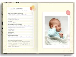 PAPERISH Verlag Geburt & Taufe*DEIN LEBEN IN EINEM BUCH (beige)