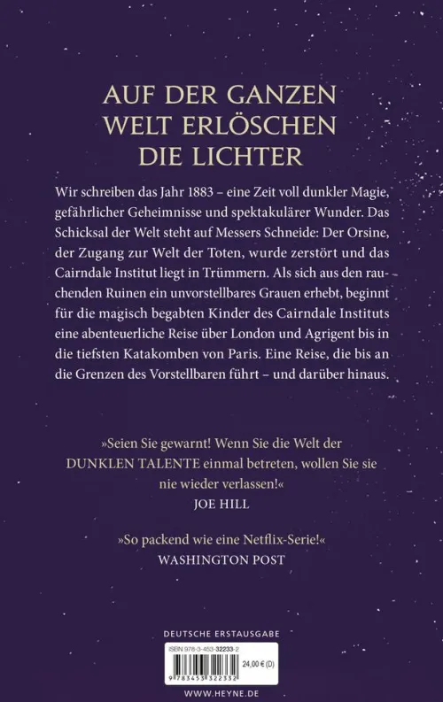Heyne Verlag Historische Fantasy-Der Bote aus Staub und Asche - Dunkle Talente