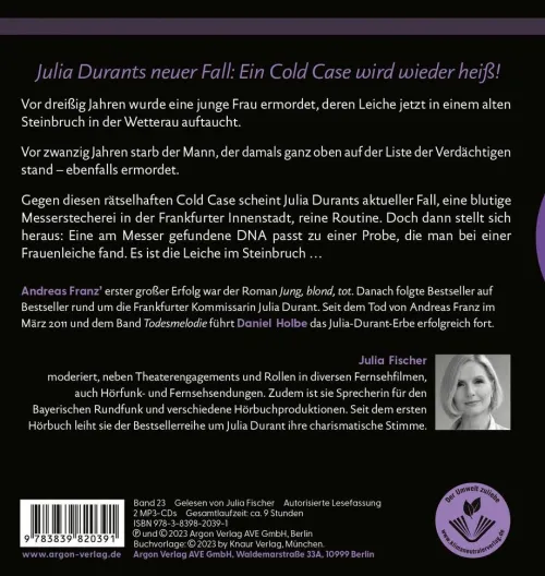 Der doppelte Tod*Argon Verlag GmbH Clearance