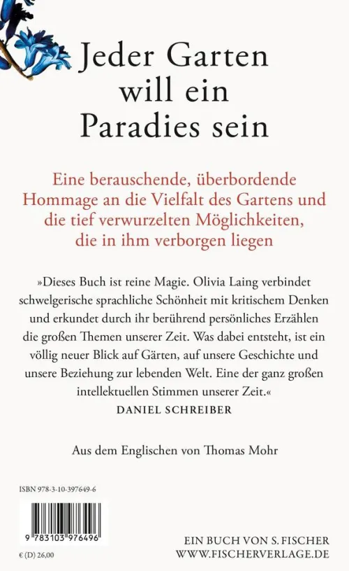 FISCHER, S. Tagebücher-Der Garten und die Zeit