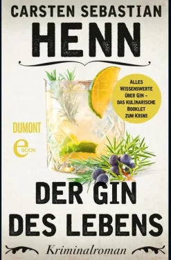 DuMont Buchverlag GmbH Kulinarische Krimis-Der Gin des Lebens - Das kulinarische Booklet zum Krimi