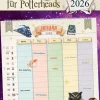 Heel Verlag GmbH Wandkalender-Der große inoffizielle Familienplaner für Potterheads. Kalender 2026