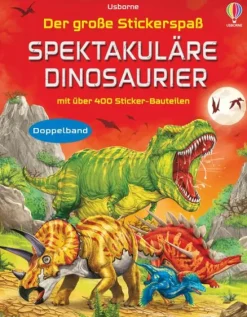 Der große Stickerspaß: Spektakuläre Dinosaurier*Usborne Verlag Clearance