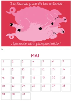 Der Hahn erläutert unentwegt der Henne, wie man Eier legt*Kunstmann Antje GmbH Discount