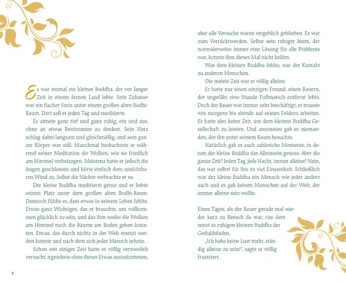 Herder Verlag GmbH Glück & Wünsche-Der kleine Buddha auf dem Weg zum Glück. Jubiläumsausgabe