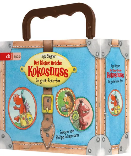 Kinder cbj audio Kinder- & Jugendbücher·Erstlesebücher-Der kleine Drache Kokosnuss - Die große Reise-Box