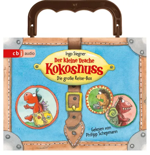 Kinder cbj audio Kinder- & Jugendbücher·Erstlesebücher-Der kleine Drache Kokosnuss - Die große Reise-Box